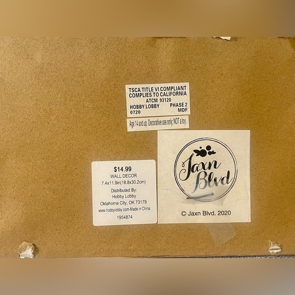 Rustic Black and White 'Good Food Good Mood' Wall Art SOLD! - Picture 5 of 10